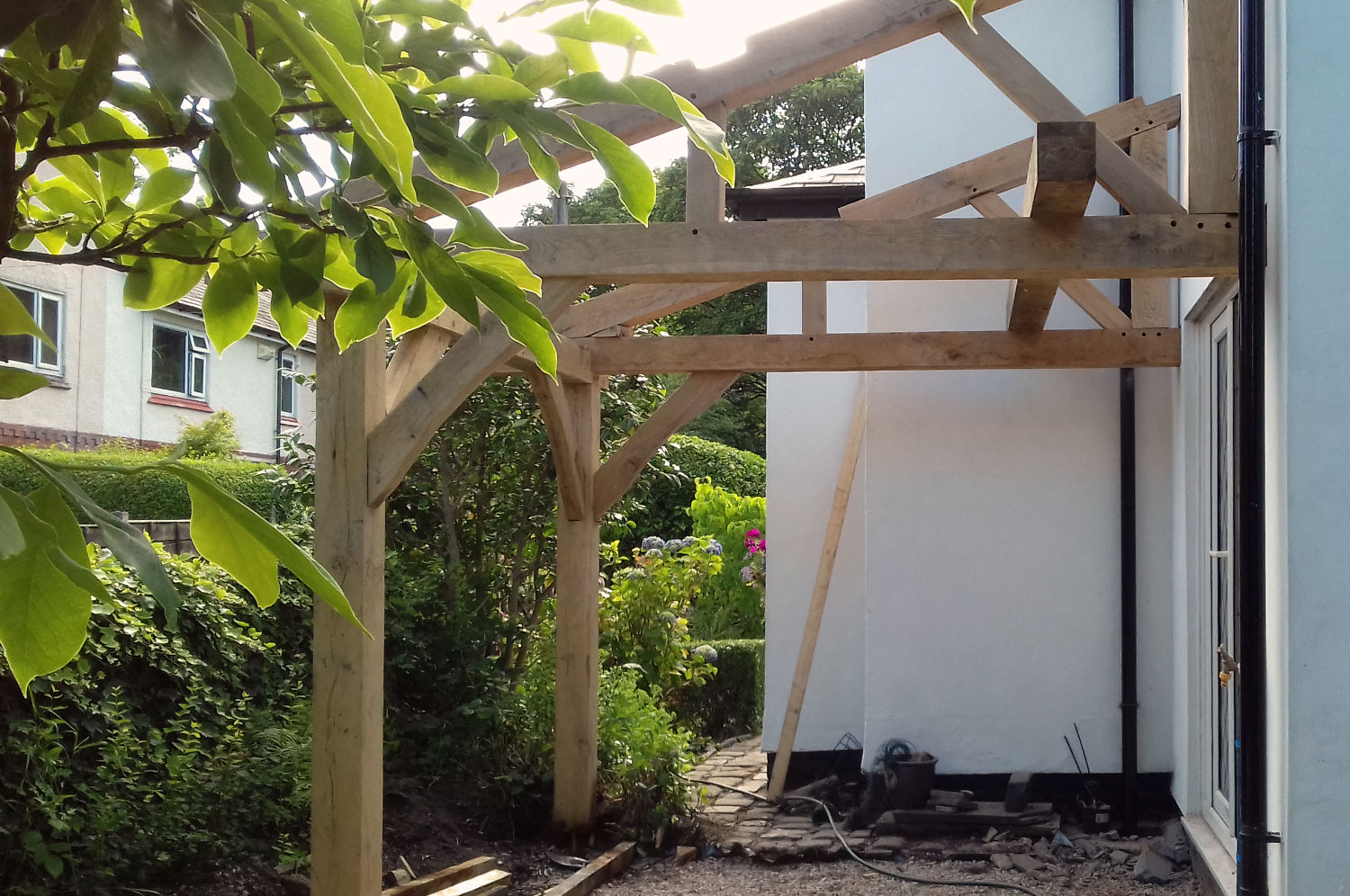 Porch, Oak Frame construction, home improvement