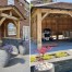 Porch, Oak Frame Gazebo clad with Siberian Larch, Garden Restoration, Chorley, Oak Carpentry Lancs Project 2023